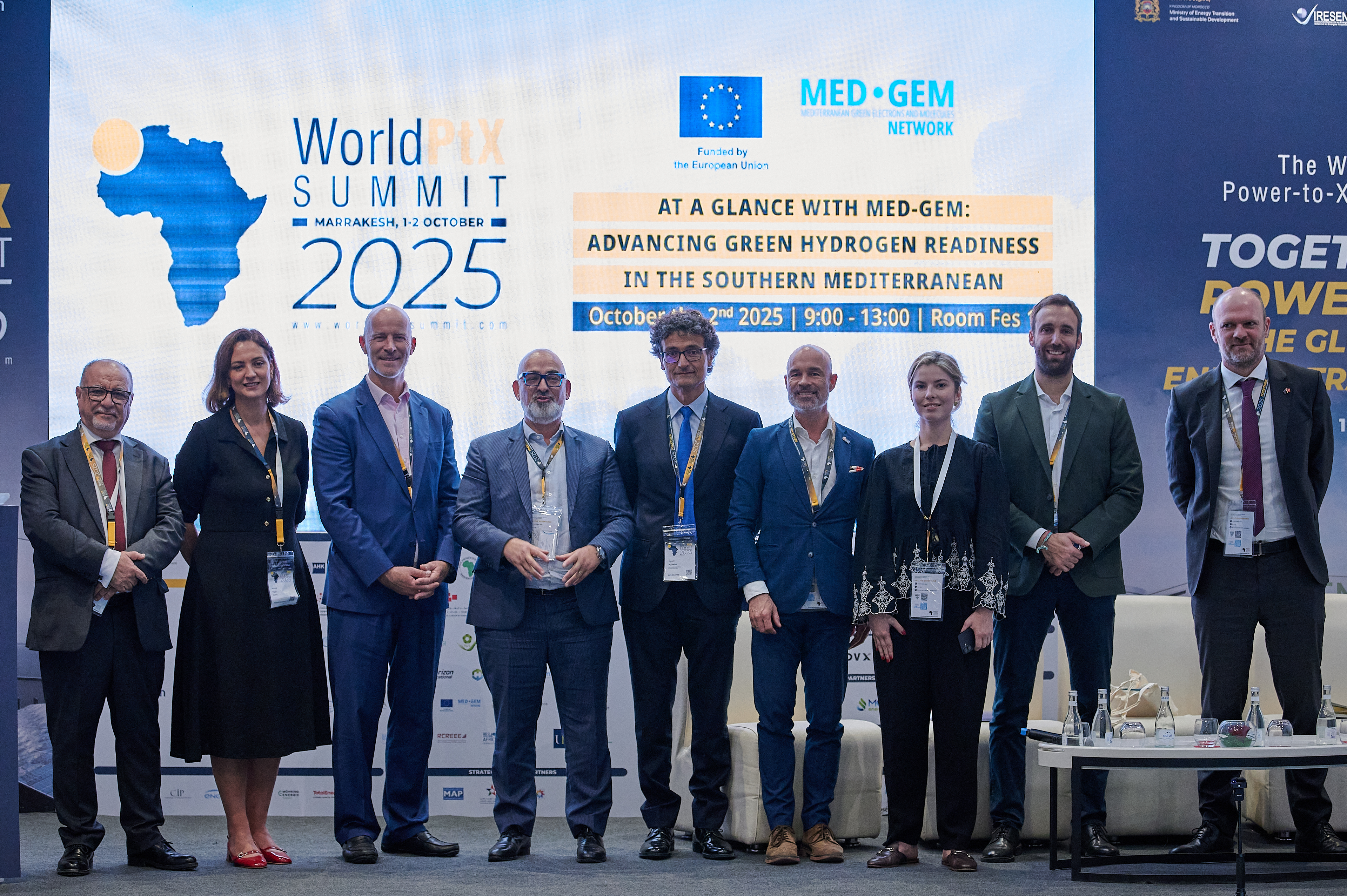 Group photo of the Side Event speakers