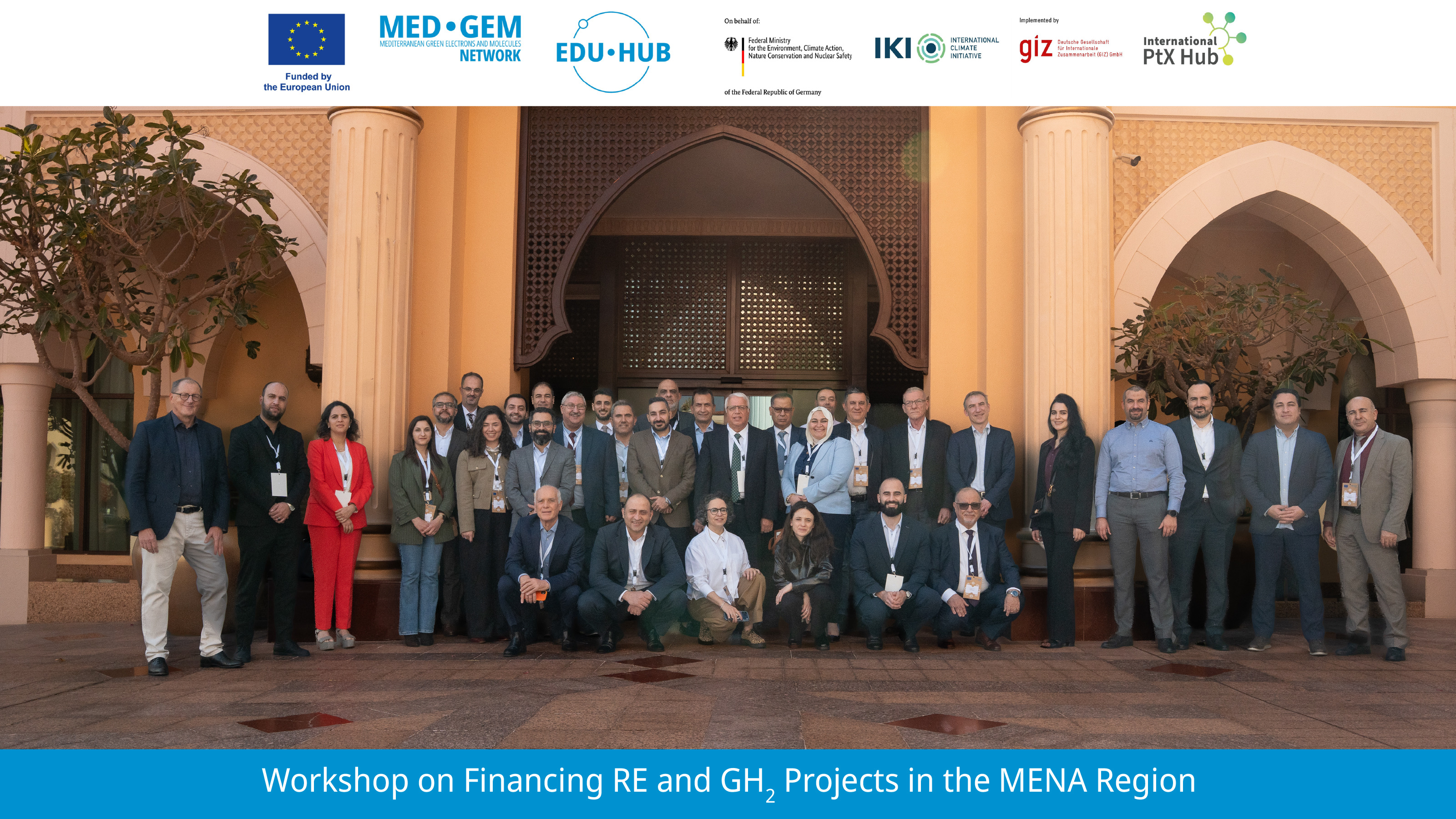 Finance Training on Green Hydrogen and Renewable Energy Projects, held in Abu Dhabi on 14–15 January 2026.