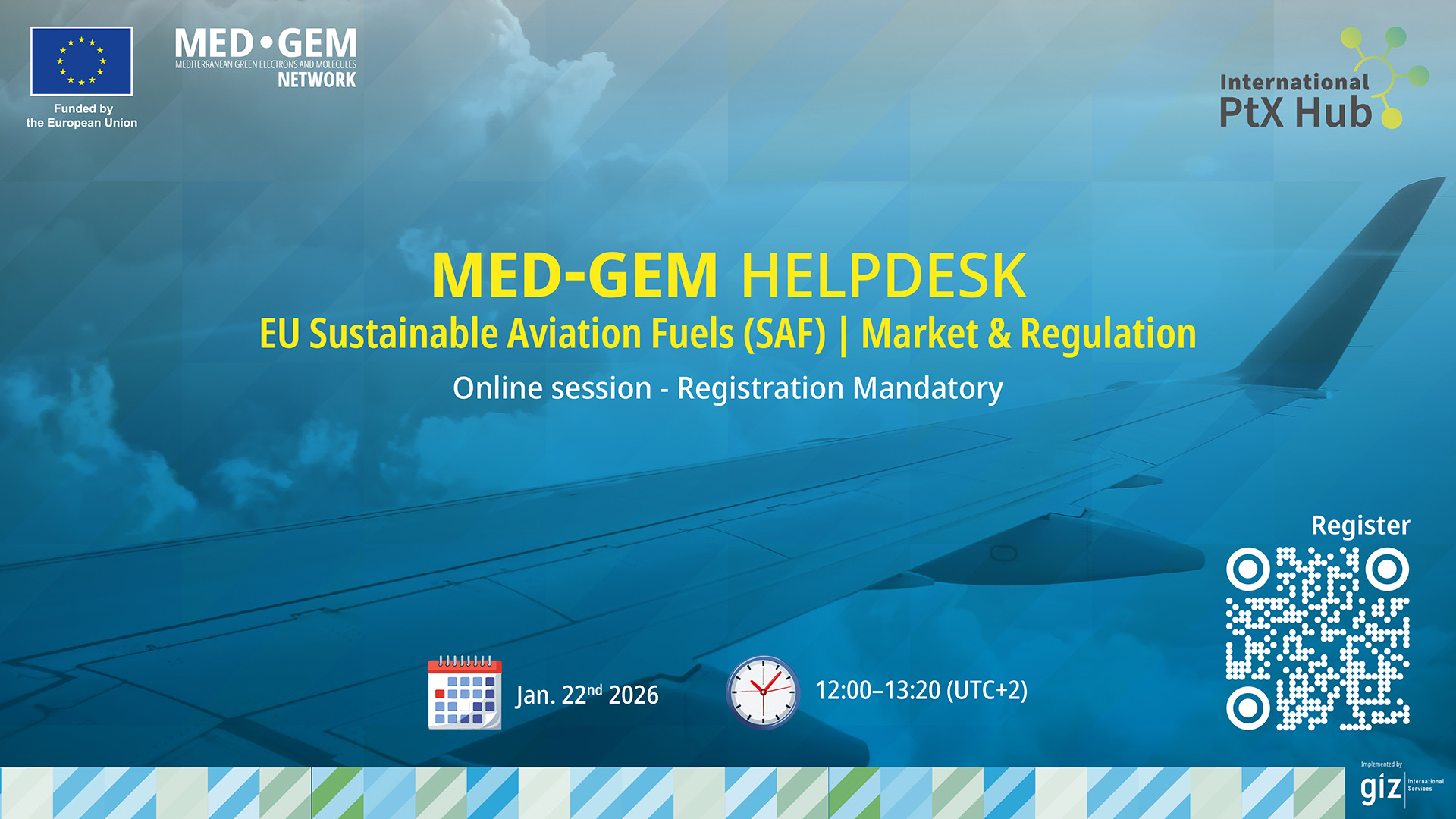 Sustainable Aviation Fuels (SAF)  Info Session poster