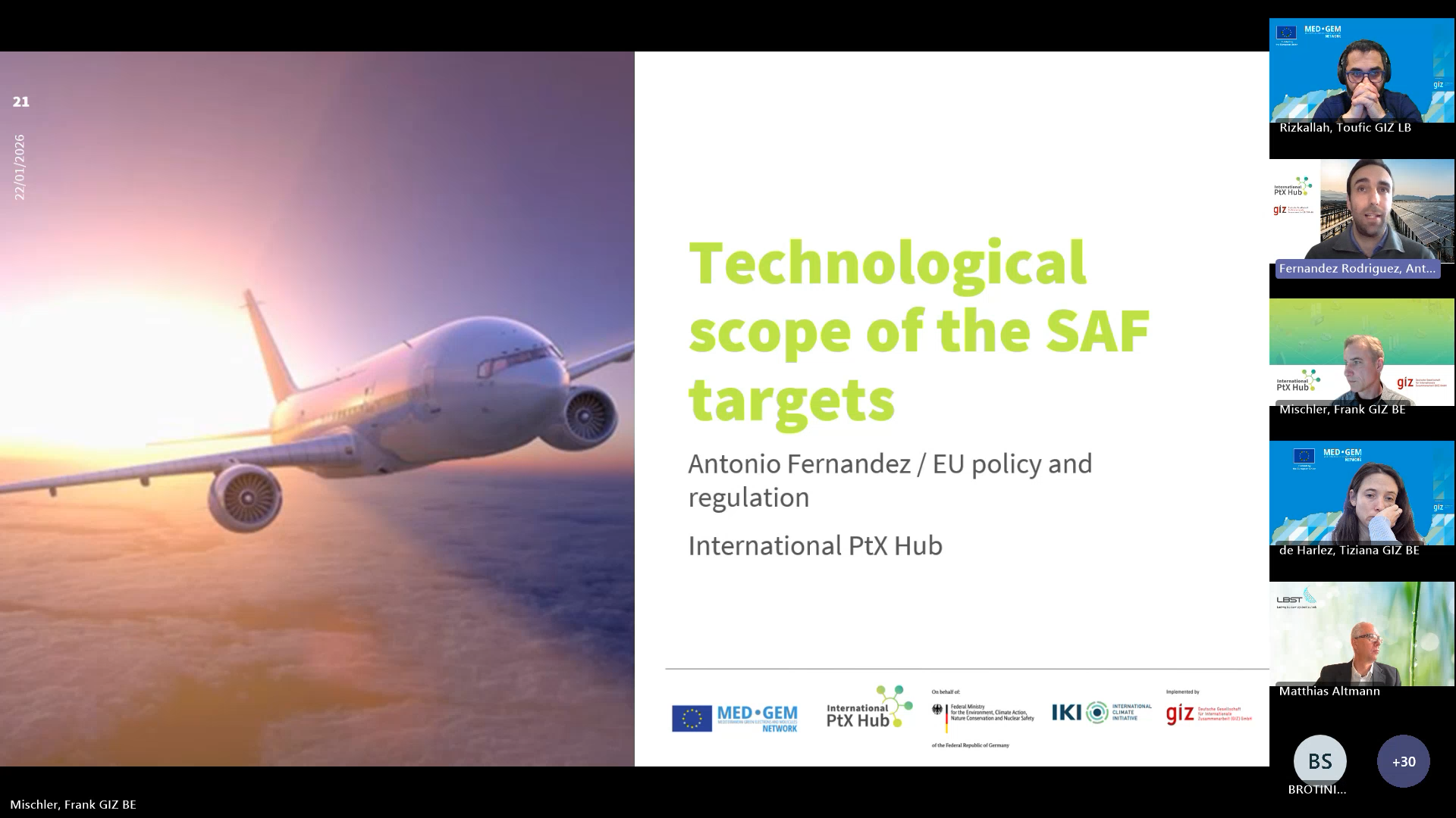 Technological Scope of the SAF Targets