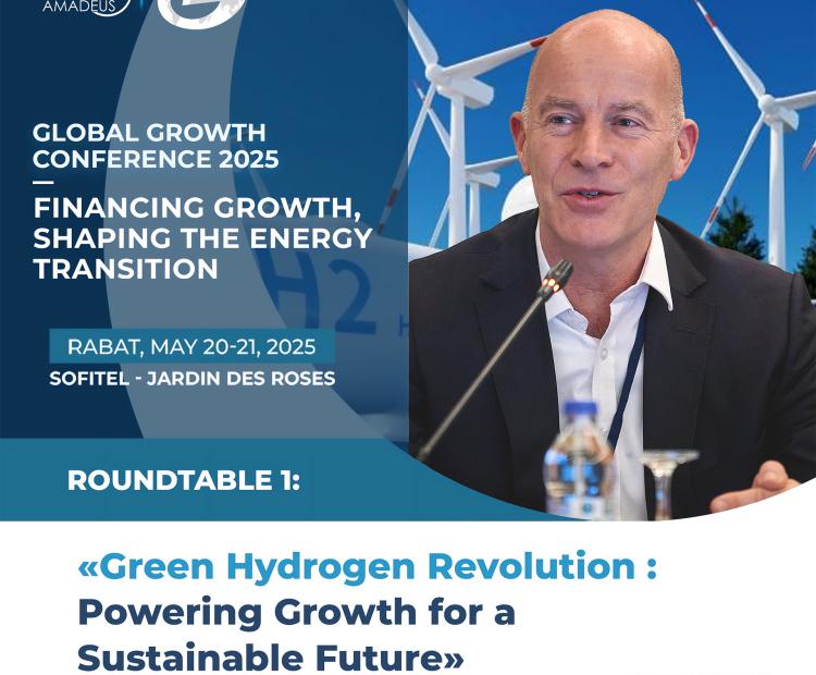 frank Wouters speaking at Amadeus Institute's Global Growth Conference – GGC 2025, on May 20 in Raba
