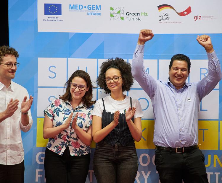 Photo of the winning team