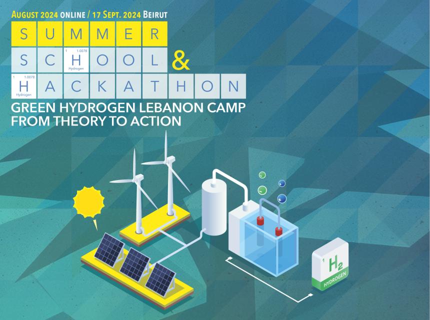 Green Hydrogen Lebanon Camp Poster