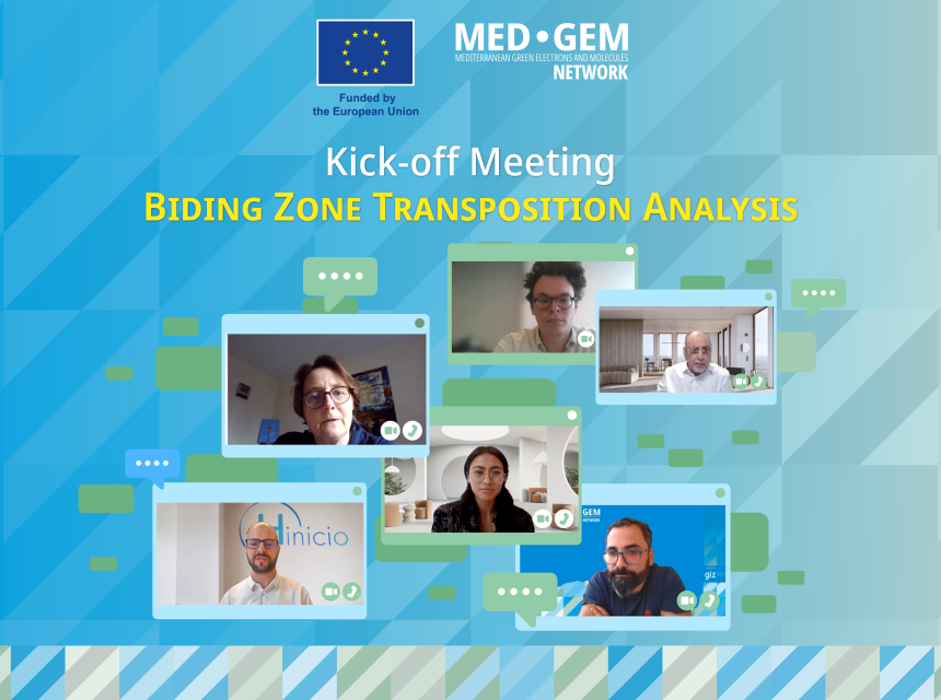 MED-GEM Launches Strategic Pilot Study on Bidding Zones for Renewable Hydrogen Certification
