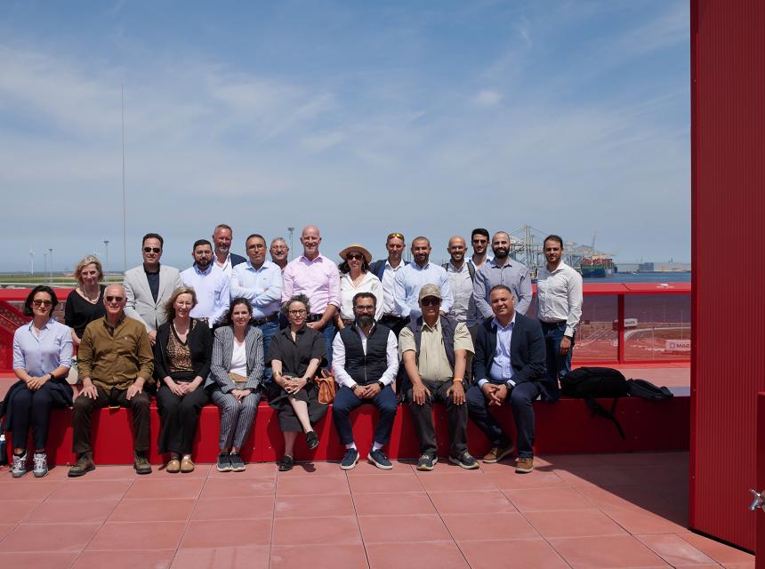 On 17 June 2025, the Port of Rotterdam welcomed a high-level delegation of green hydrogen experts and government representatives from the Southern Mediterranean, in a visit facilitated by the EU-funded MED-GEM Network. This immersive, full-day exploration offered participants first-hand insight into Europe’s most ambitious port decarbonization strategy.