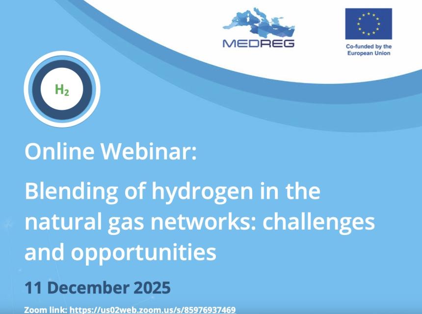 MEDREG Green Hydrogen Task Force Online Webinar
